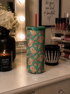 Limited edition Hello Kitty Holiday Gingerbread Tumbler.NWT